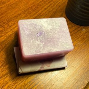 Homemade lavender soap bar